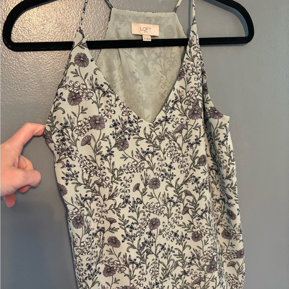 Two (2) Floral Loft Sleeveless Chiffon Blouses - Picture 5 of 10